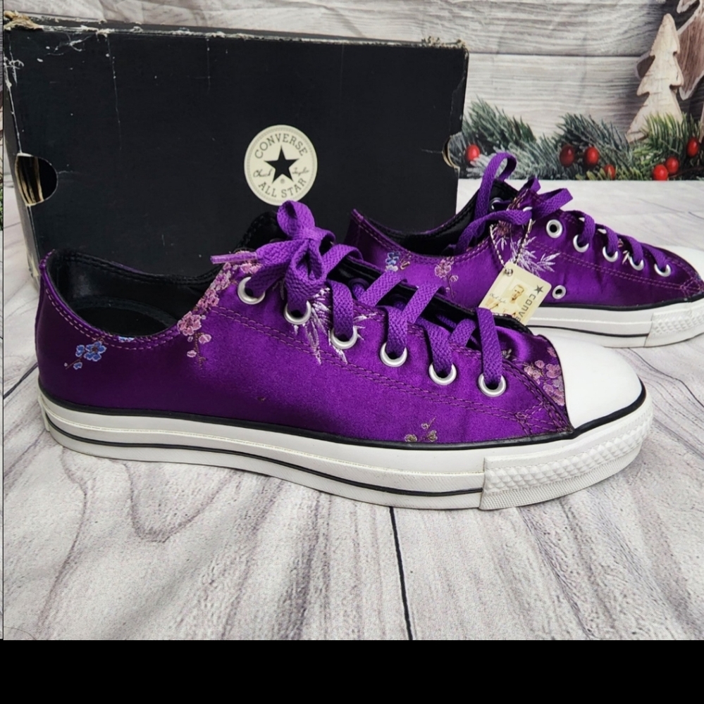 ***ISO purple satin Converse***